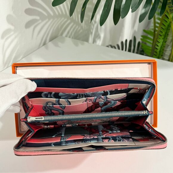 Hermés Pink Silk'In Classique Long Wallet - Picture 4 of 12